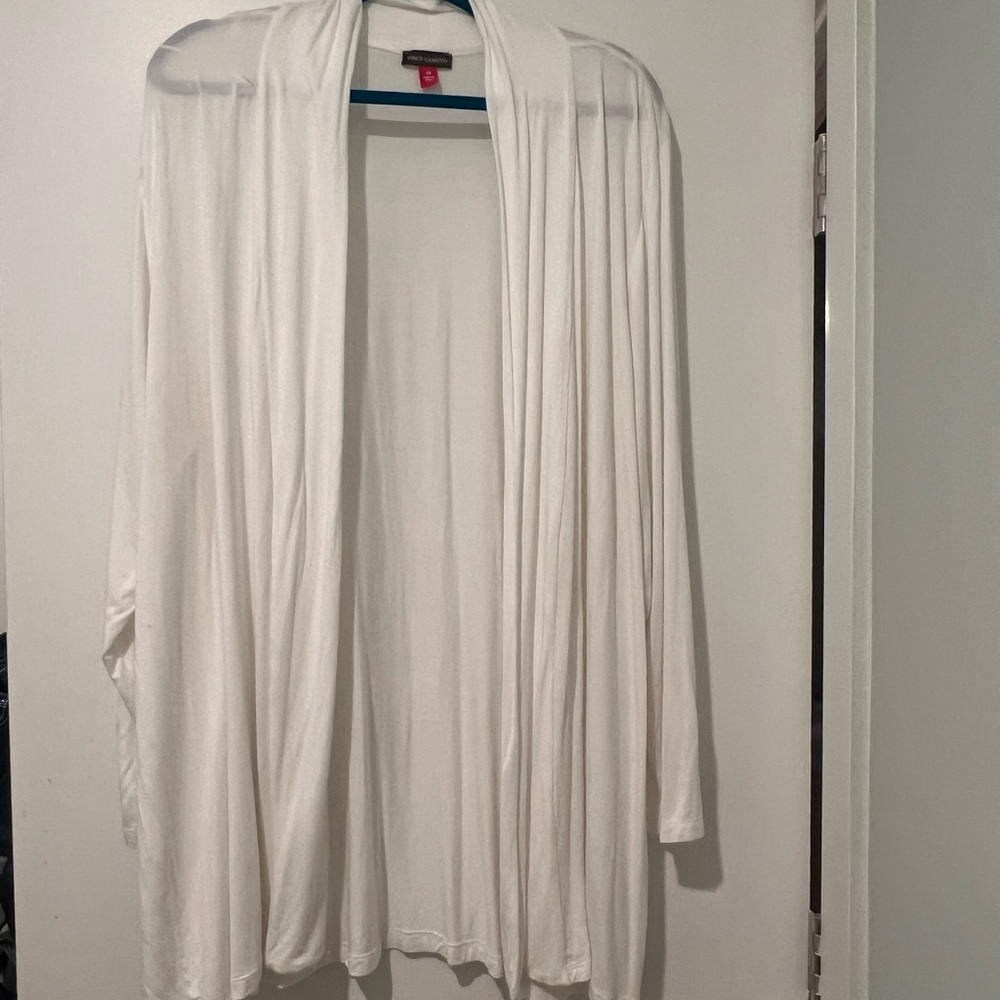 Vince Camuto White Cardigan